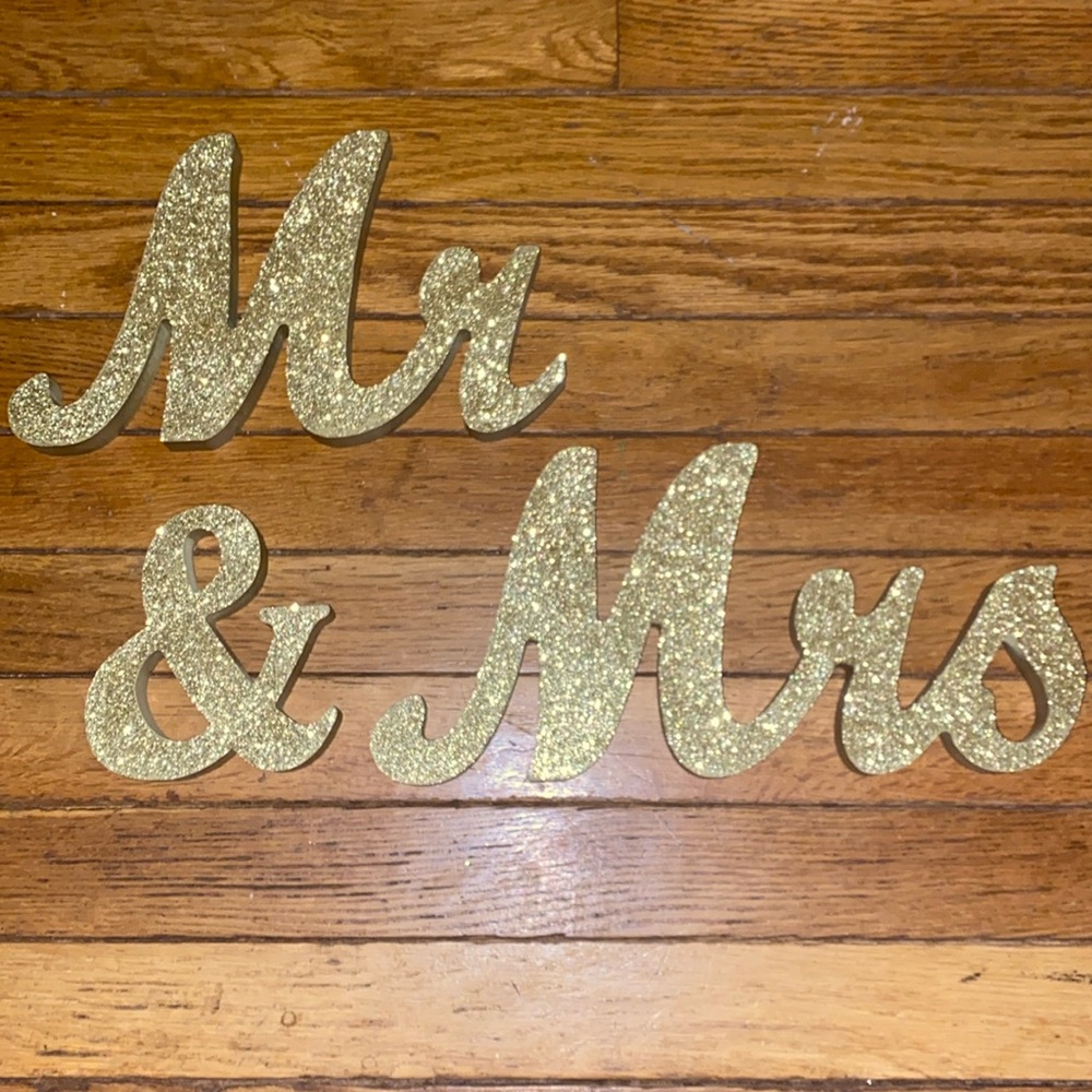 Mr & Mr Wedding Decor
